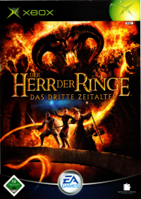 Lord of the Rings: The Third Age Xbox US box art